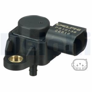 Sensor, pressão do coletor de admissão DELPHI PS10136