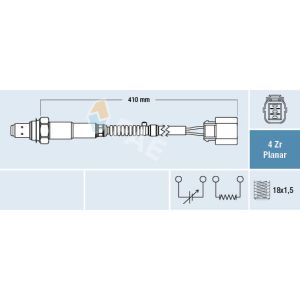 Sonde lambda FAE 77322