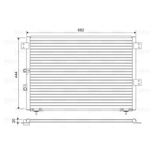 A/C-kondensor VALEO 814432