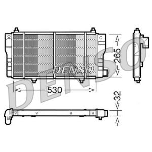 Radiador de motor DENSO DRM07002
