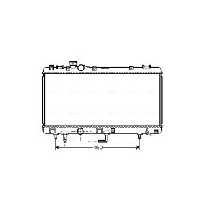 Arrefecedor do motor AVA COOLING TO2231
