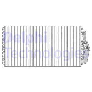 Verdampfer, Klimaanlage DELPHI TSP0525076