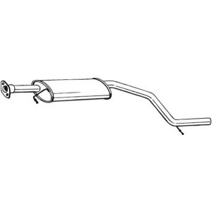 Keskiäänenvaimennin BOSAL 281-067