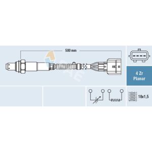 Sonde lambda FAE 77492