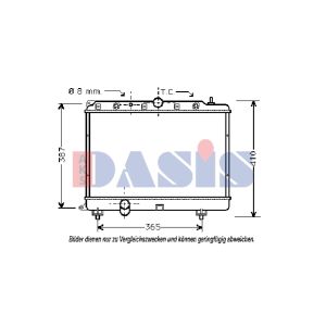 Motorkühler AKS DASIS 370004N