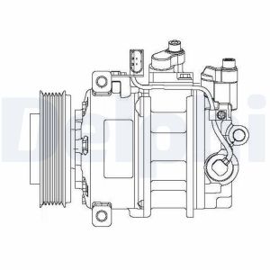 Compresseur de climatisation DELPHI CS20475