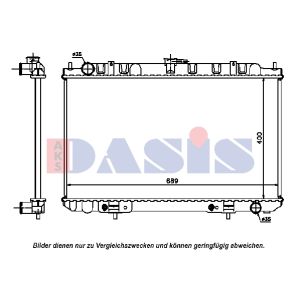Raffreddatore motore AKS DASIS 070104N