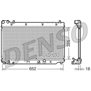 Radiador de motor DENSO DRM40014