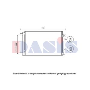 A/C-kondensor AKS DASIS 162014N