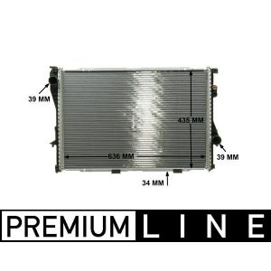 Arrefecedor do motor MAHLE CR 242 000P