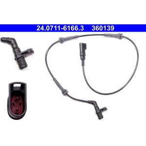 Sensor de velocidad, ABS ATE 24.0711-6166.3