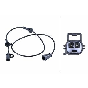 Snelheidssensor, ABS HELLA 6PU 358 252-861