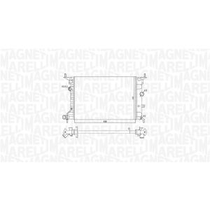 Arrefecedor do motor MAGNETI MARELLI 350213194800