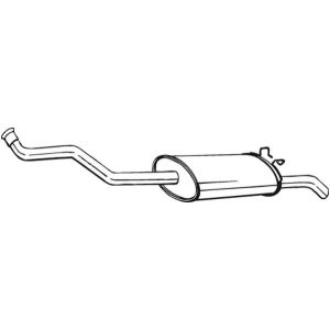 Endschalldämpfer BOSAL 278-221