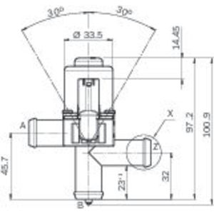 Valvola di controllo del refrigerante BOSCH 1 147 412 282