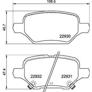 Levyjarrun jarrupalasarja BREMBO P 59 099