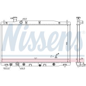 Radiator, motorkoeling NISSENS 681372