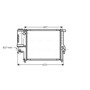 Motorkühler AVA COOLING BW2139