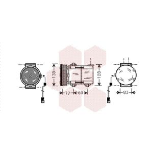 Airco-compressor VAN WEZEL 1800K289