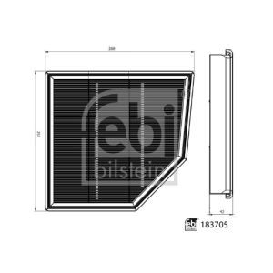 Luchtfilter FEBI BILSTEIN 183705