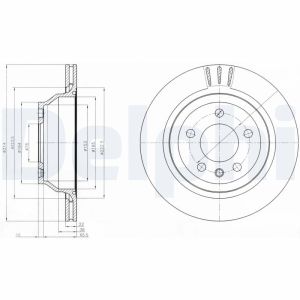 Disque de frein DELPHI BG3894
