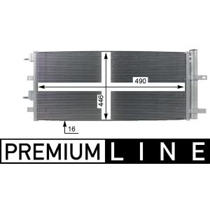 Condenseur (climatisation) MAHLE AC 274 000P