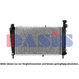 Radiador, arrefecimento do motor AKS DASIS 520630N
