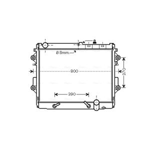 Arrefecedor do motor AVA COOLING TO2490