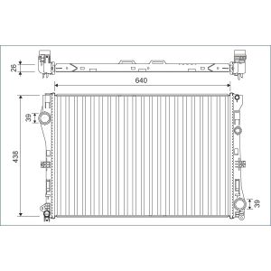 Motorradiateur  VALEO 701142