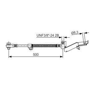 Bremsschlauch BOSCH 1 987 476 865