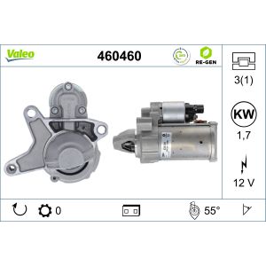 Motor de arranque VALEO 460460