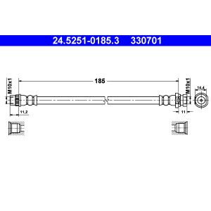 Remleiding ATE 24.5251-0185.3