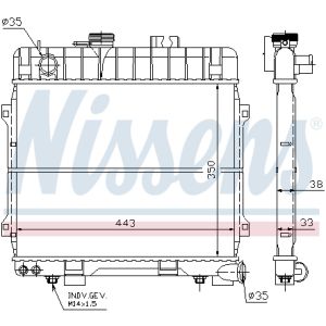 Radiador NISSENS NIS 60683