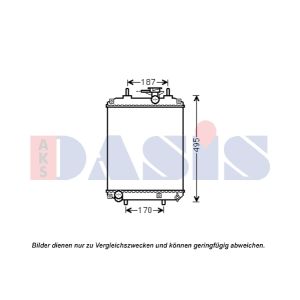 Raffreddatore motore AKS DASIS 360028N