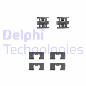 Accessoirekit,Schijfremblok DELPHI LX0196