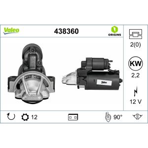 Starter VALEO 438360