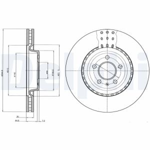 Disque de frein DELPHI BG9110C