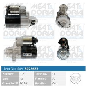 Motor de arranque MEAT & DORIA 5073667
