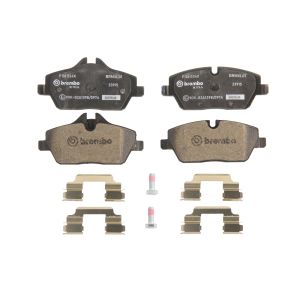 Set di pastiglie freno BREMBO Xtra P 06 034X, fronte