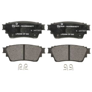 Remblokset DELPHI LP3408, achter
