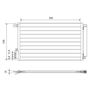 Condenseur (climatisation) VALEO 814381