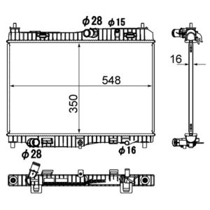 Arrefecedor do motor MAHLE CR 1896 000S