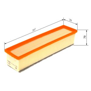 Luftfilter BOSCH FILTRY F 026 400 598
