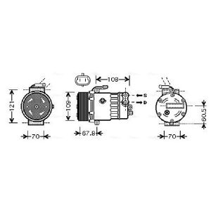 Compressor, ar condicionado AVA COOLING OLAK139