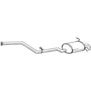 Endschalldämpfer BOSAL 286-057