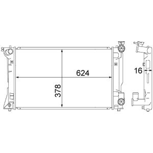 Arrefecedor do motor MAHLE CR 1529 000S