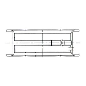 Conjunto de rolamentos do virabrequim MAHLE 011 FL 21059 000