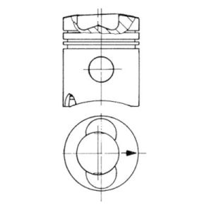 Kit de reparación, camisa de pistón/cilindro KOLBENSCHMIDT 93741960