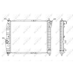 Radiator, motorkoeling EASY FIT NRF 53637