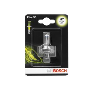 Lámpara incandescente halógena BOSCH H7 Plus 90% 12V, 55W